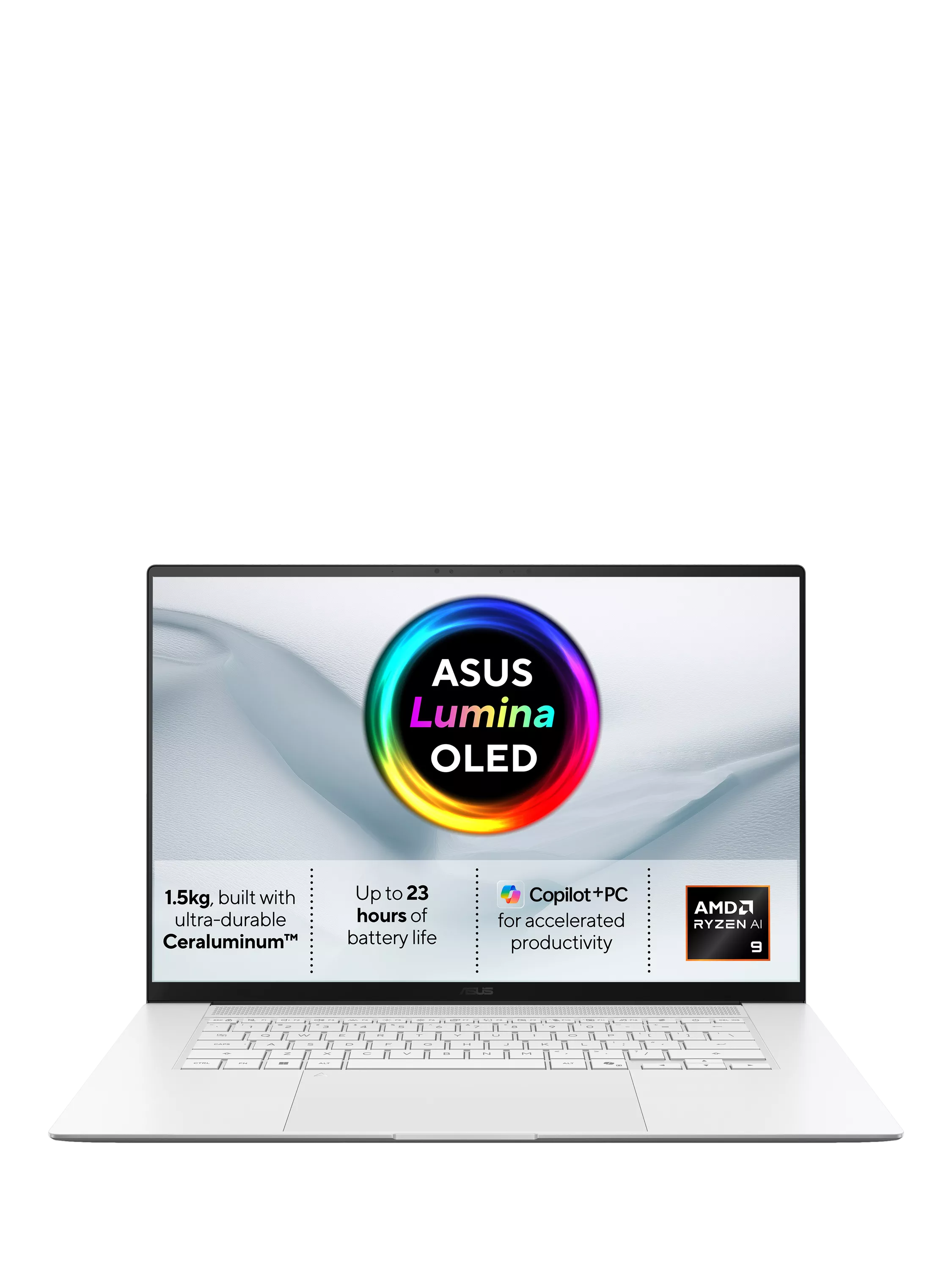 ASUS Zenbook S16 OLED Laptop, AMD Ryzen AI 9 Processor, 32GB RAM