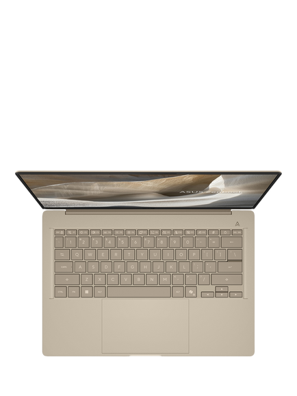 ASUS ZenBook A 14 Laptop, Copilot+ PC, Snapdragon X2 Elite Processor, 16GB RAM, 1TB SSD, 14” WUXGA OLED, Gold - view 2, Gold