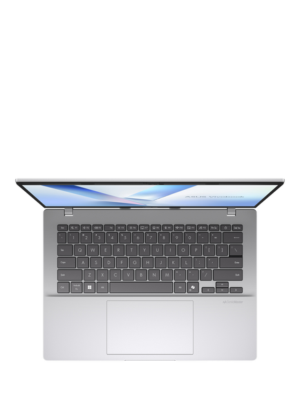 ASUS Vivobook 14 Copilot+ Laptop, Intel Core Ultra 5 Processor, 16GB RAM, 512GB SSD, 14” WUXGA, Silver - view 2, Silver