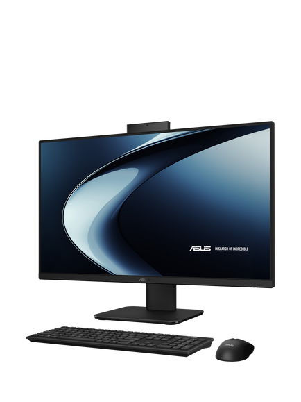 ASUS V400 AiO All-in-One Desktop PC, Intel Core 3 Processor, 8GB RAM, 512GB SSD, 23.8" Full HD, Black - view 2, Black