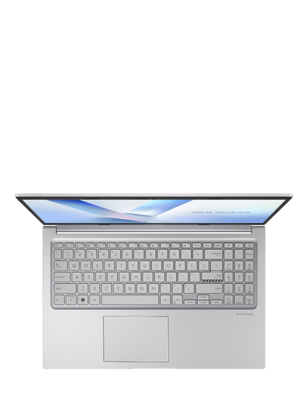 ASUS Vivobook 15 X1504 Laptop, Intel Core 3 Processor, 8GB RAM, 128GB SSD, 15.6” Full HD, Silver - view 2, Silver