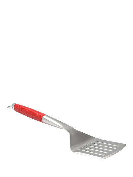 Kamado Joe Krafted Stainless Steel BBQ Spatula, Stainless Steel/Red