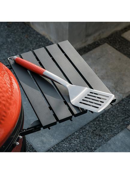 Kamado Joe Krafted Stainless Steel BBQ Spatula - view 2, Stainless Steel/Red