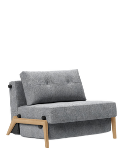 Innovation Living OUTLET Cubed 90 Armchair Bed, Like New, Twist Granite, Twist Granite