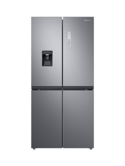Samsung OUTLET Series 6 RS70F64KEFEU Freestanding 65/35 Smart American Fridge Freezer with SpaceMax™, Like New, Black, Black