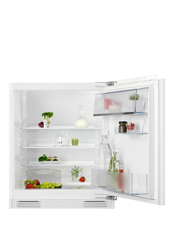 AEG OUTLET NSK6I82EF Integrated Under Counter Fridge, Like New, White, White