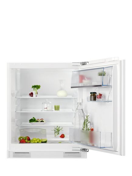 AEG OUTLET NSK6I82EF Integrated Under Counter Fridge, Like New, White, White
