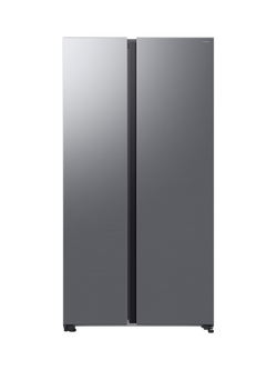 Samsung OUTLET Series 6 RS70F65QETEU Freestanding 65/35 Smart American Fridge Freezer with SpaceMax™, Like New, Silver, Silver