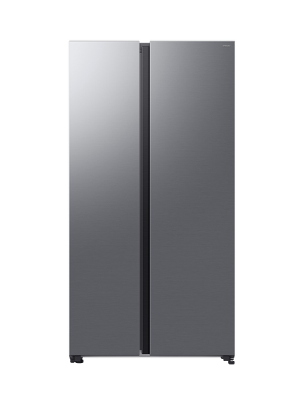 Samsung OUTLET Series 6 RS70F65QETEU Freestanding 65/35 Smart American Fridge Freezer with SpaceMax™, Like New, Silver, Silver