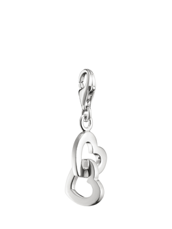 THOMAS SABO Intertwined Heart Charm, Silver, Silver