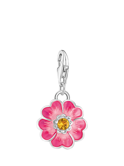 THOMAS SABO Flower Charm, Silver/Multi, Silver/Multi
