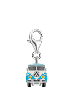 THOMAS SABO Enamel Volkswagen Charm, Silver/Multi - view 2, Silver/Multi