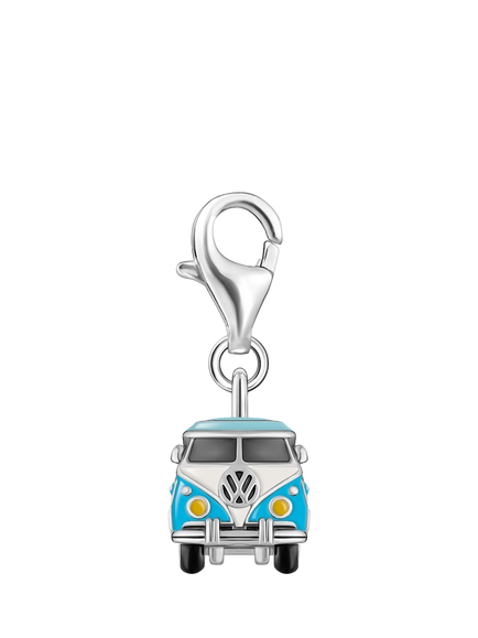 THOMAS SABO Enamel Volkswagen Charm, Silver/Multi - view 2, Silver/Multi