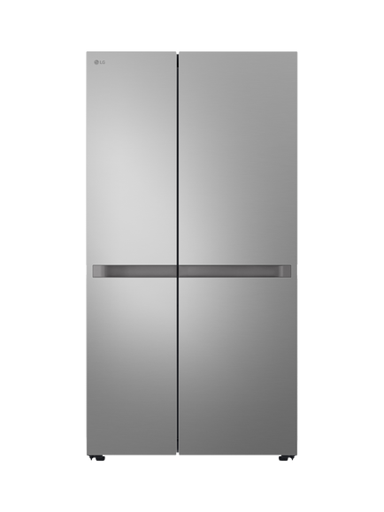 LG OUTLET GSBC40PYPE Freestanding 60/40 American Fridge Freezer, Like New, Silver, Silver