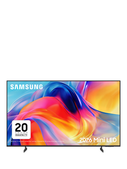Samsung UE55M72H (2026) Mini LED HDR 4K Ultra HD Smart AI TV, 55 inch, Black, Black