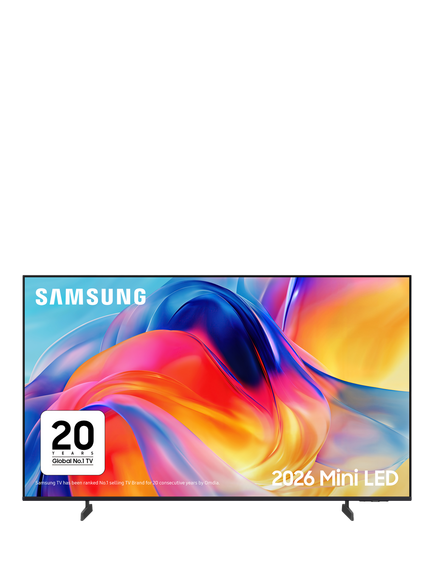 Samsung UE55M72H (2026) Mini LED HDR 4K Ultra HD Smart AI TV, 55 inch, Black, Black