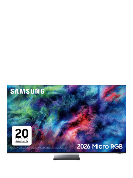 Samsung MRE75R95H (2026) Micro RGB HDR 4K Ultra HD Smart AI TV, 75 inch with Dolby Atmos, Black, Black