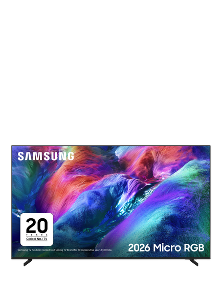 Samsung MRE75R85H (2026) Micro RGB HDR 4K Ultra HD Smart AI TV, 75 inch with Dolby Atmos, Black, Black