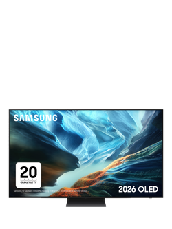 Samsung QE48S90H (2026) OLED HDR 4K Ultra HD Smart AI TV, 48 inch with Dolby Atmos & LaserSlim Design, Black, Black