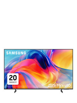 Samsung UE43M72H (2026) Mini LED HDR 4K Ultra HD Smart AI TV, 43 inch, Black, Black