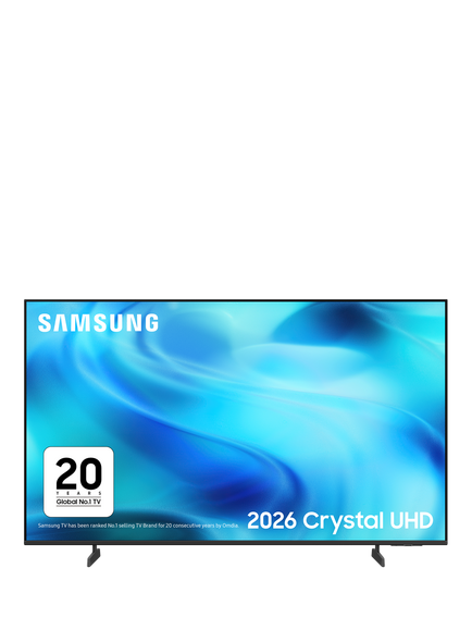 Samsung UE43U8000H (2026) LED HDR 4K Ultra HD Smart TV, 43 inch, Black, Black