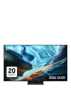 Samsung QE77S90H (2026) OLED HDR 4K Ultra HD Smart AI TV, 77 inch with Dolby Atmos & LaserSlim Design, Black, Black
