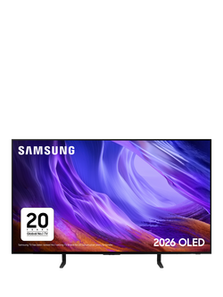 Samsung QE48S85H (2026) OLED HDR 4K Ultra HD Smart AI TV, 48 inch with Dolby Atmos & LaserSlim Design, Black, Black