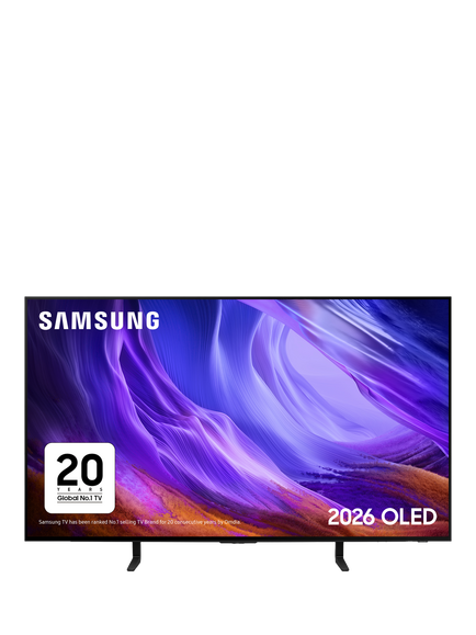 Samsung QE48S85H (2026) OLED HDR 4K Ultra HD Smart AI TV, 48 inch with Dolby Atmos & LaserSlim Design, Black, Black