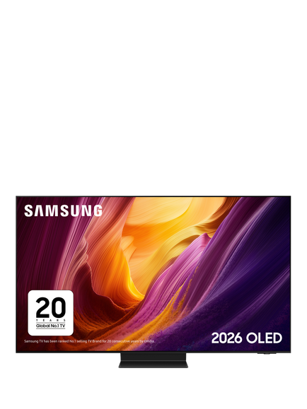 Samsung QE55S95H (2026) OLED HDR 4K Ultra HD Smart AI TV, 55 inch with Dolby Atmos & Infinity One Design with One Connect Box, Black, Black