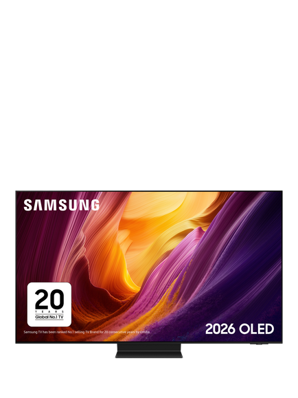Samsung QE65S95H (2026) OLED HDR 4K Ultra HD Smart AI TV, 65 inch with Dolby Atmos & Infinity One Design with One Connect Box, Black, Black