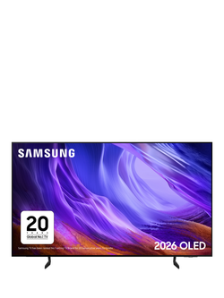 Samsung QE77S85H (2026) OLED HDR 4K Ultra HD Smart AI TV, 77 inch with Dolby Atmos & Contour Design, Black, Black