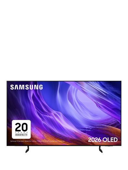 Samsung QE77S85H (2026) OLED HDR 4K Ultra HD Smart AI TV, 77 inch with Dolby Atmos & Contour Design, Black, Black
