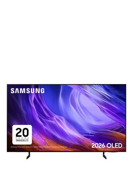 Samsung QE83S85H (2026) OLED HDR 4K Ultra HD Smart AI TV, 83 inch with Dolby Atmos & Contour Design, Black, Black