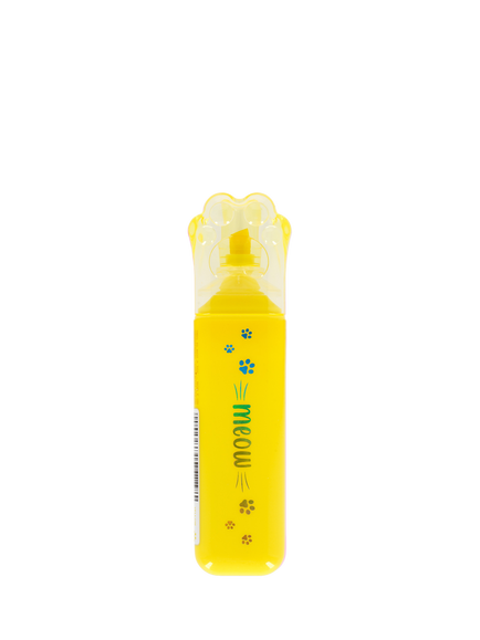 Legami Meow Highlighter Pen, Yellow/Multi, Yellow/Multi