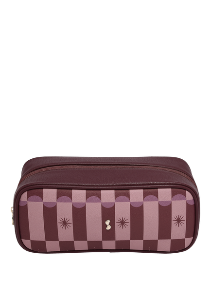 Stackers Makeup Bag, Chequered Star, Chequered Star