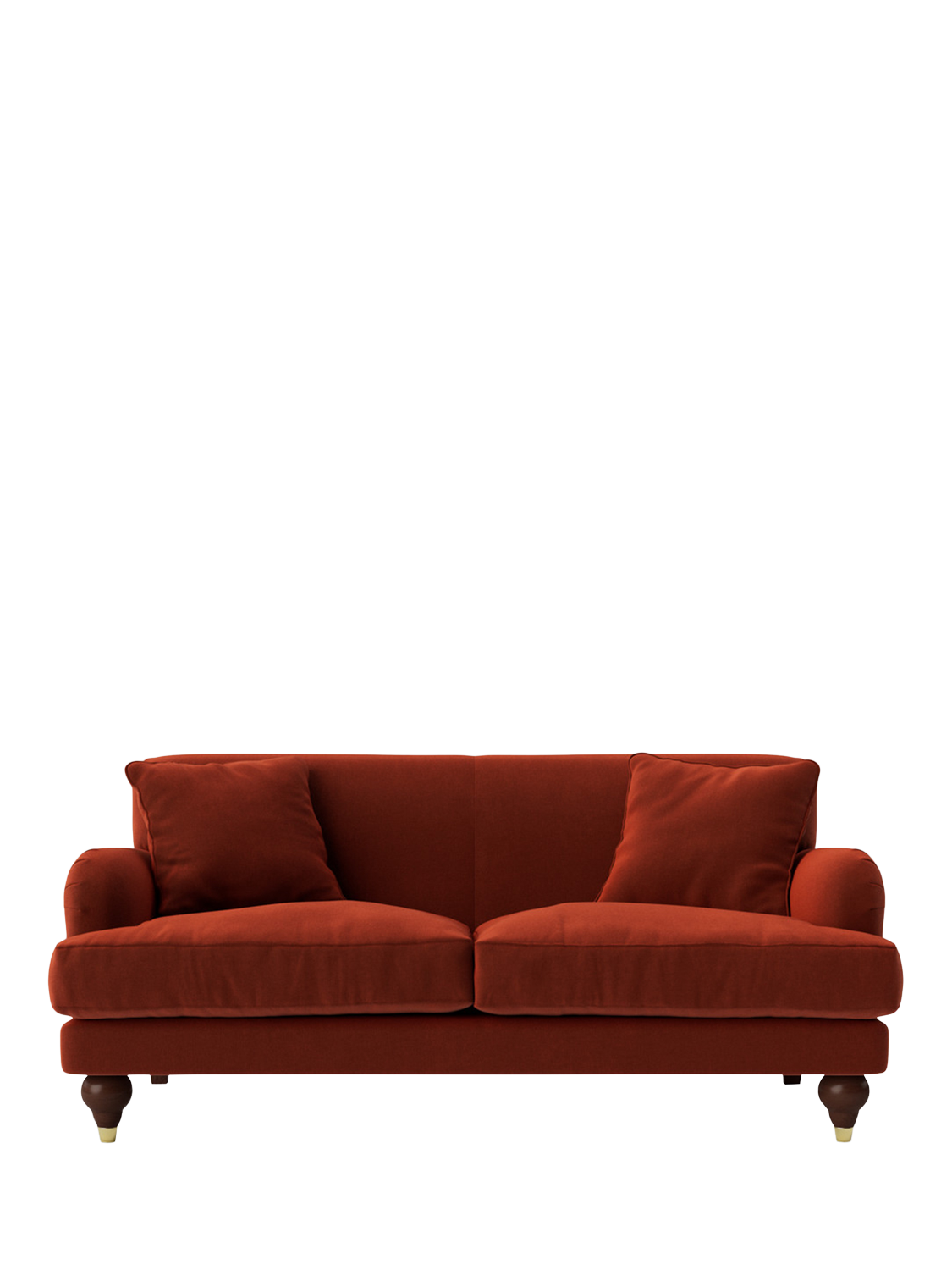 Chorley Range, Swoon Chorley Medium 2 Seater Sofa, Crushed Velvet Harissa