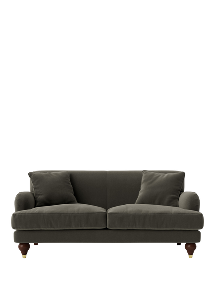 Swoon Chorley Medium 2 Seater Sofa, Crushed Velvet Spruce