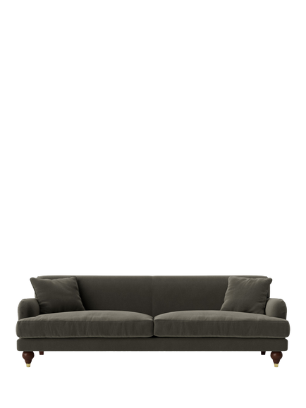 Swoon Chorley Large 3 Seater Sofa, Crushed Velvet Spruce