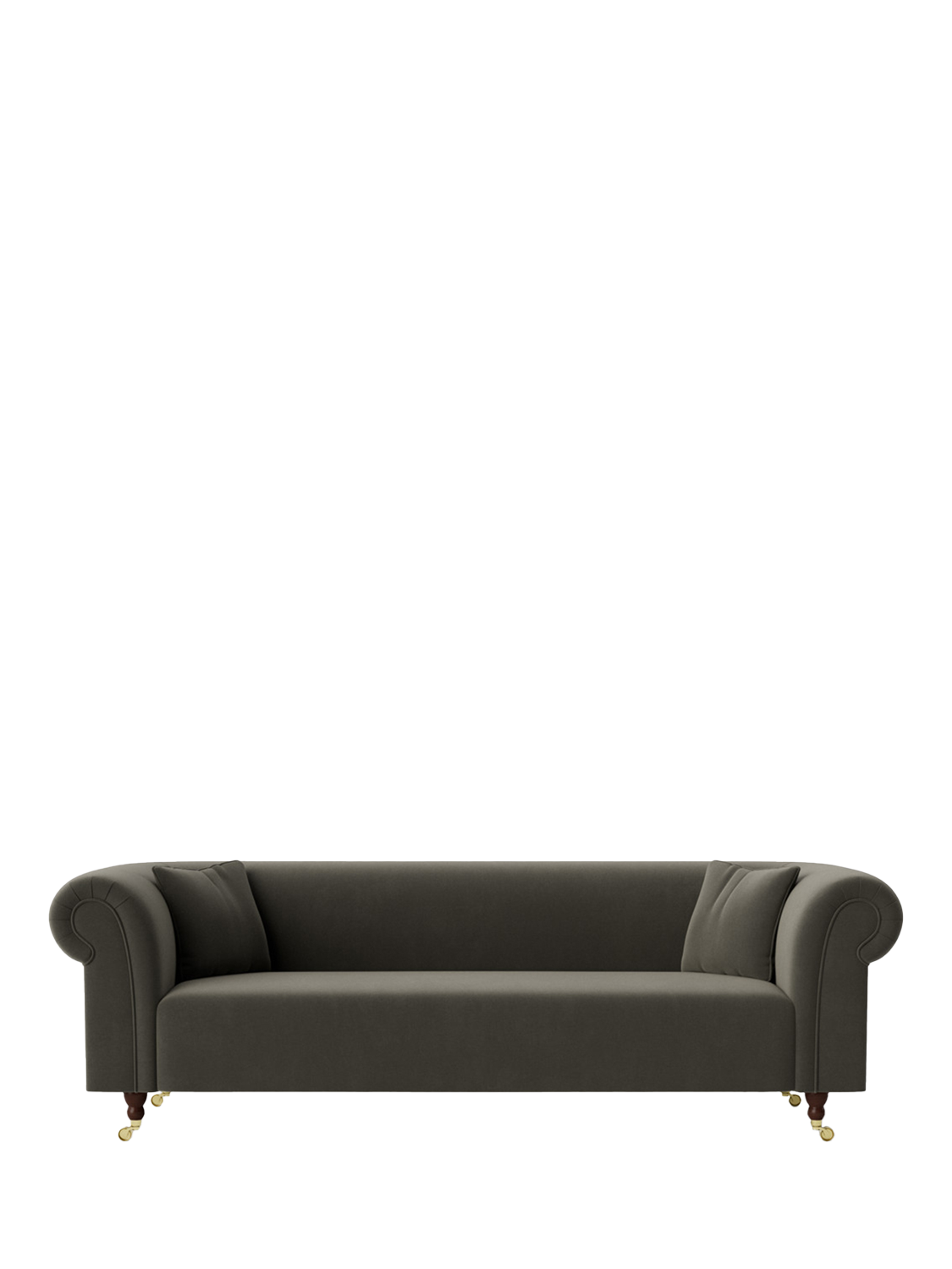 Durham Range, Swoon Durham Large 3 Seater Sofa, Crushed Velvet Spruce