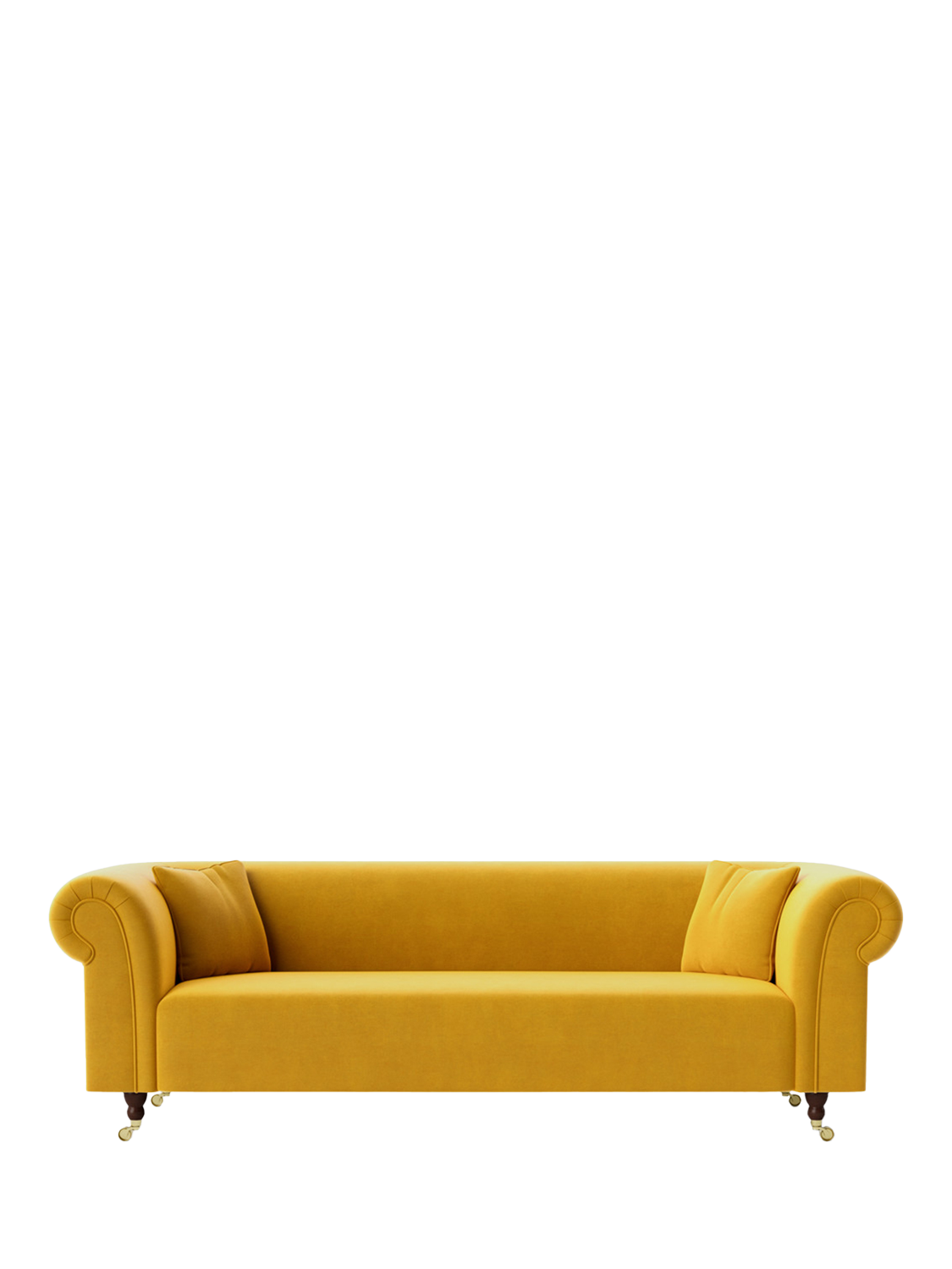 Durham Range, Swoon Durham Large 3 Seater Sofa, Easy Velvet Turmeric