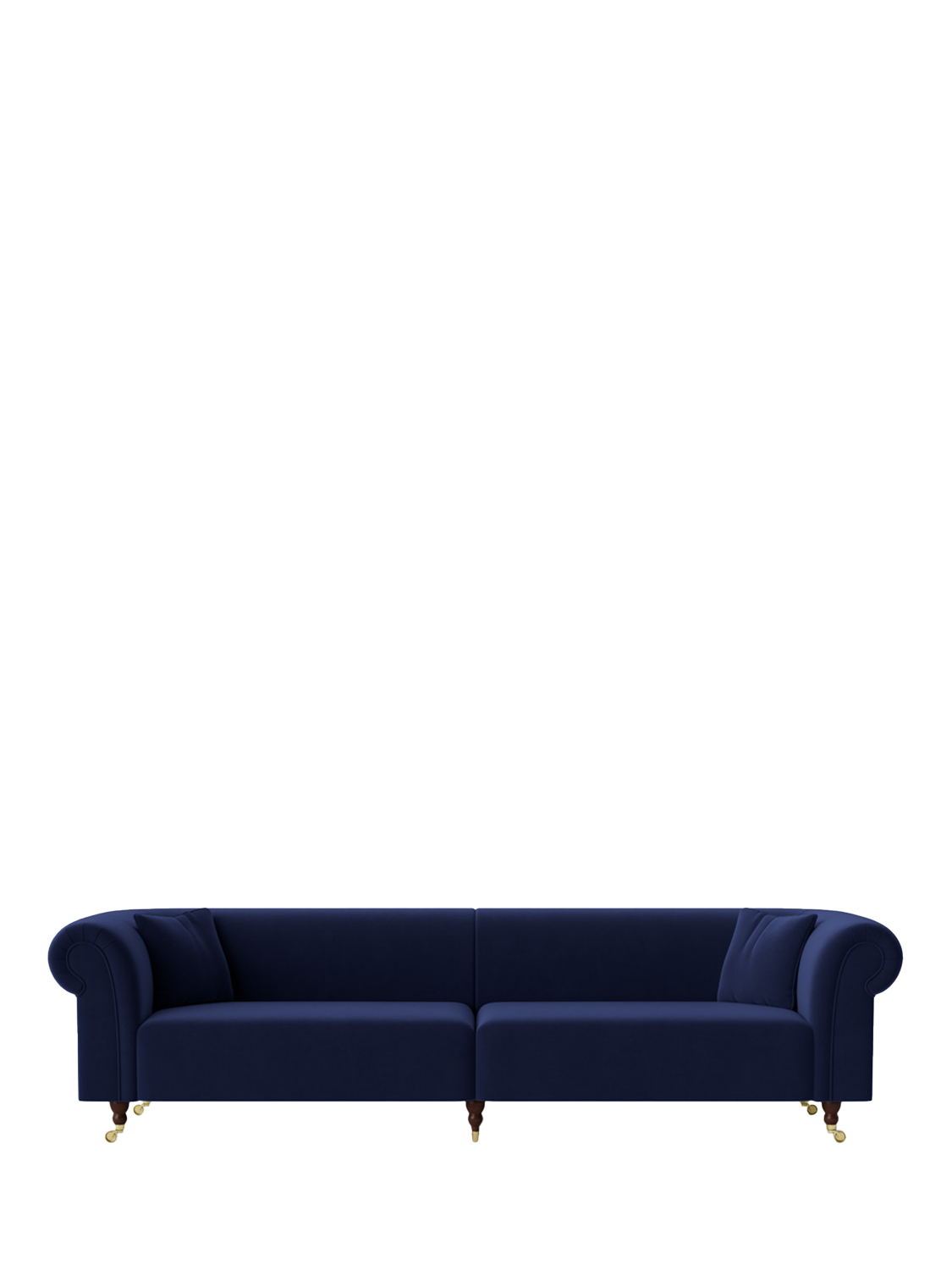 Durham Range, Swoon Durham Grand 4 Seater Sofa, Easy Velvet Ink
