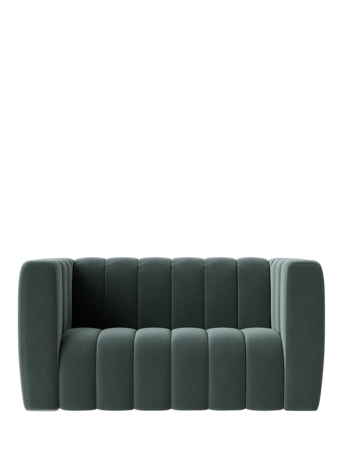 Duxford Range, Swoon Duxford Medium 2 Seater Sofa, Crushed Velvet Hydro