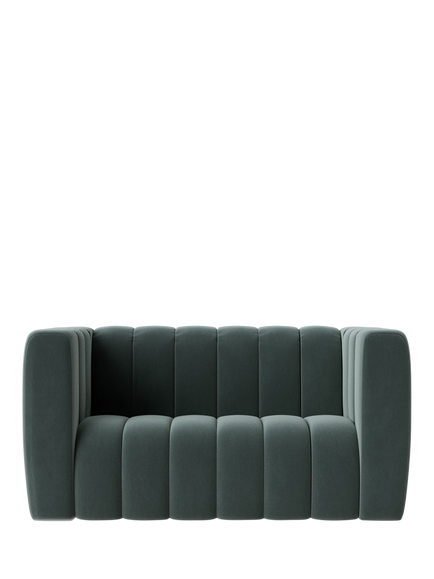 Swoon Duxford Medium 2 Seater Sofa, Crushed Velvet Hydro