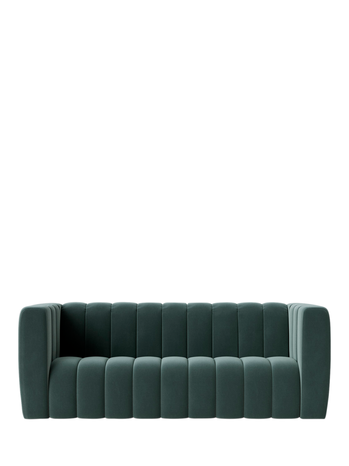 Duxford Range, Swoon Duxford Large 3 Seater Sofa, Crushed Velvet Hydro