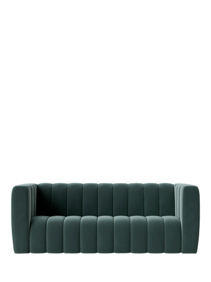 Swoon Duxford Large 3 Seater Sofa, Crushed Velvet Hydro
