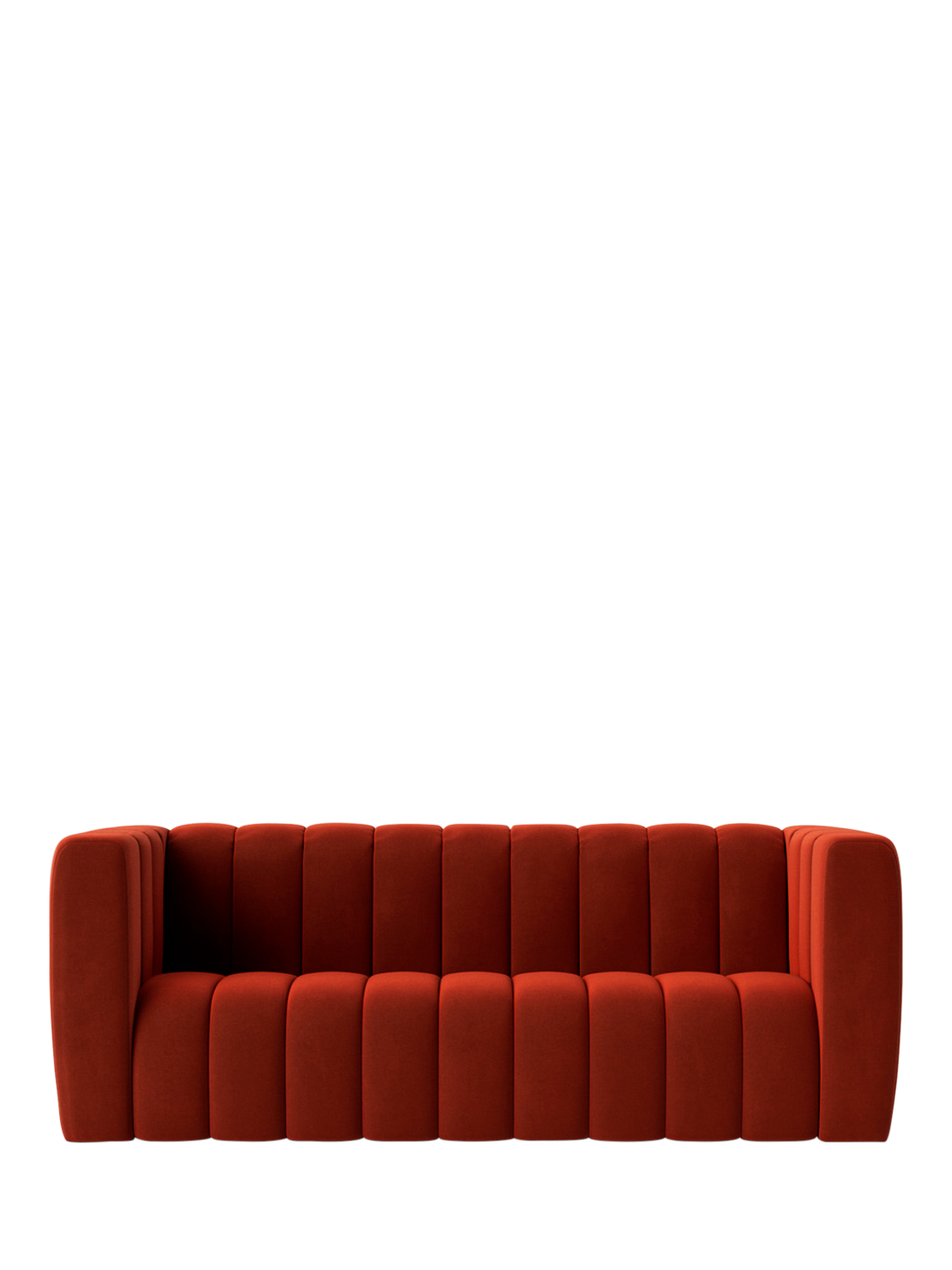 Duxford Range, Swoon Duxford Large 3 Seater Sofa, Crushed Velvet Harissa