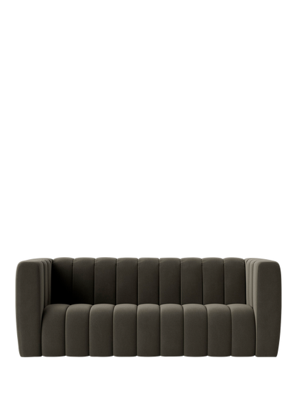 Swoon Duxford Large 3 Seater Sofa, Crushed Velvet Spruce