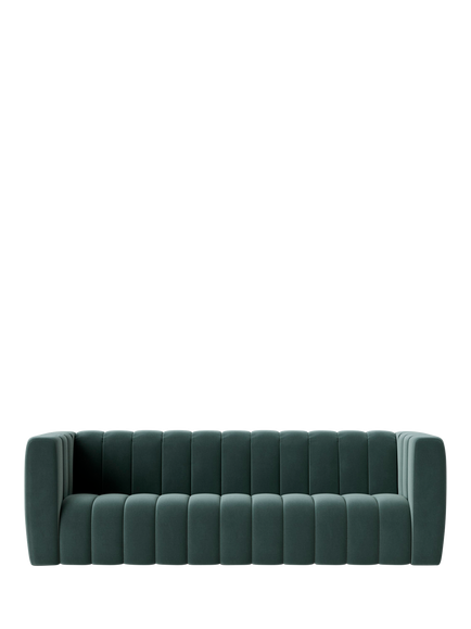 Swoon Duxford Grand 4 Seater Sofa, Crushed Velvet Hydro