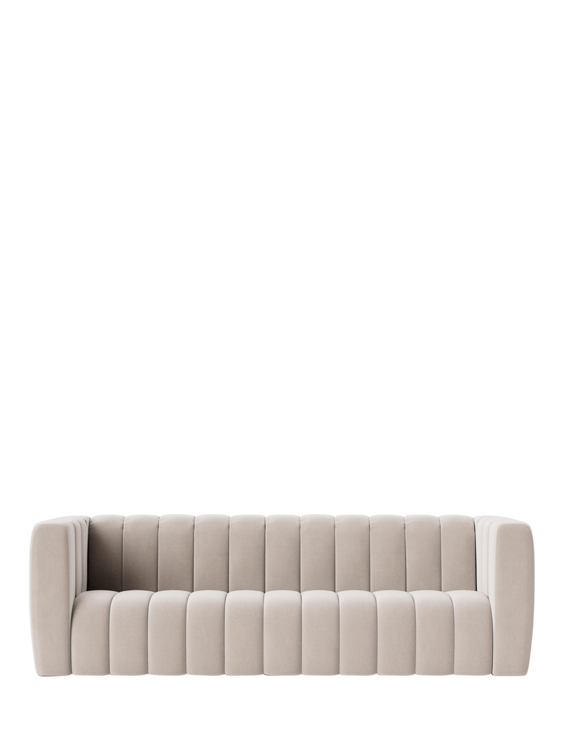 Duxford Range, Swoon Duxford Grand 4 Seater Sofa, Crushed Velvet Ecru