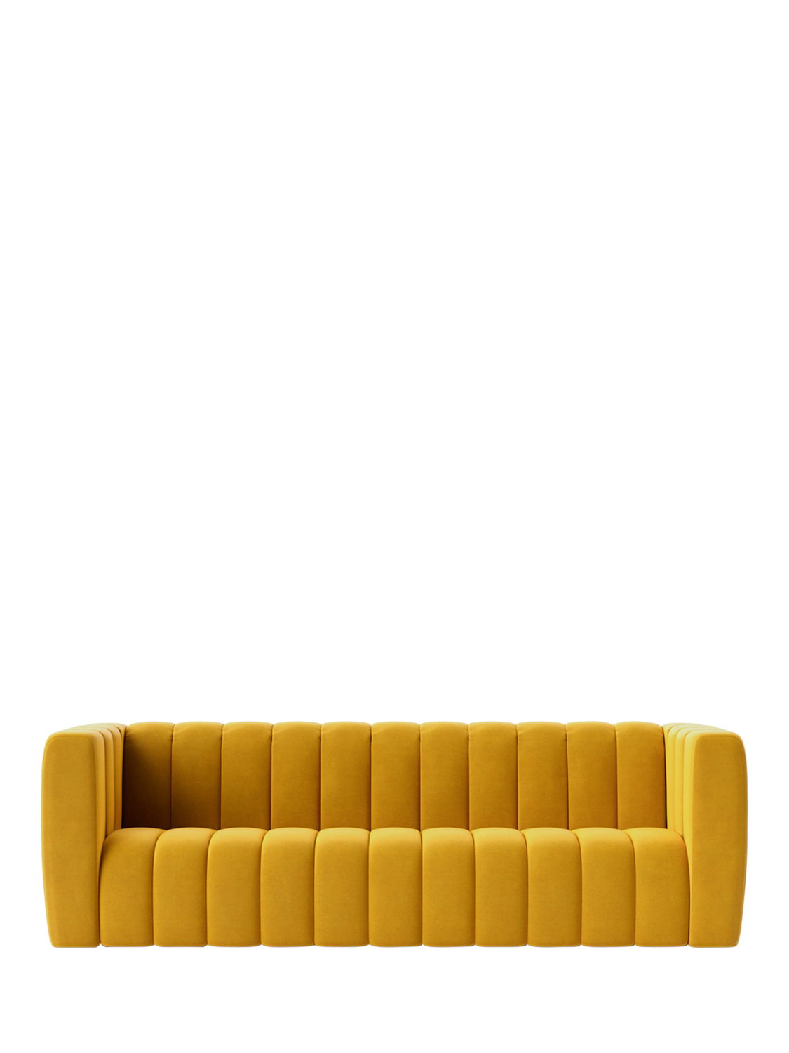 Duxford Range, Swoon Duxford Grand 4 Seater Sofa, Easy Velvet Turmeric